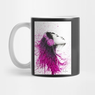 Pink Headphones Mug